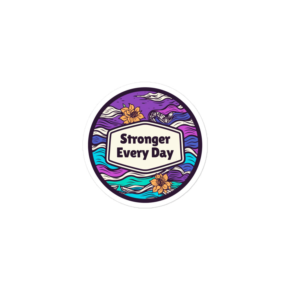 Feeling good • Stronger every day sticker