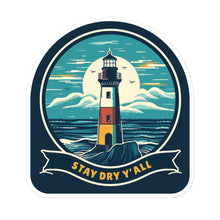 Load image into Gallery viewer, Guiding light • Stay dry y&#39;all sticker
