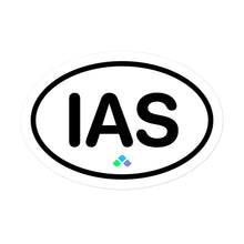 Load image into Gallery viewer, IAS Bumper sticker
